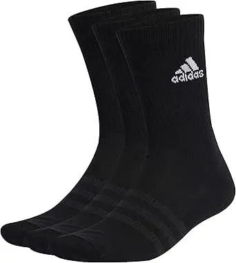 adidas Unisex Cushioned Crew Socks 3 Pairs
