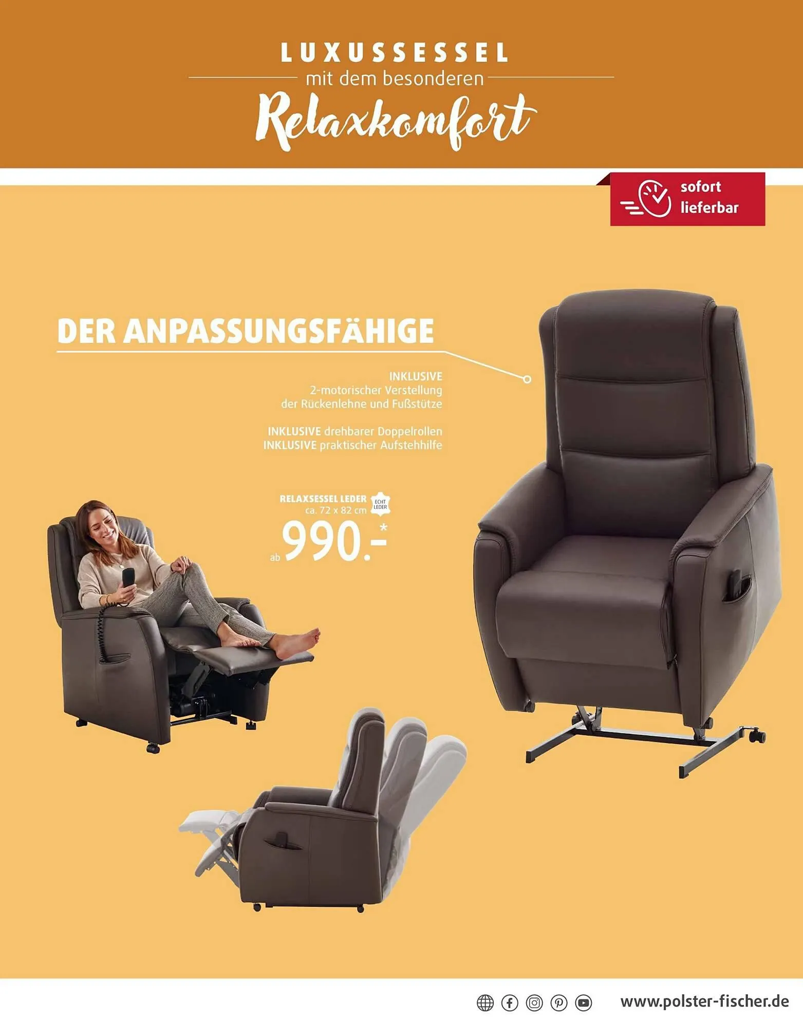 Polstermöbel Fischer Flugblatt von 15. Februar bis 17. März 2024 - Flugblätt seite  23