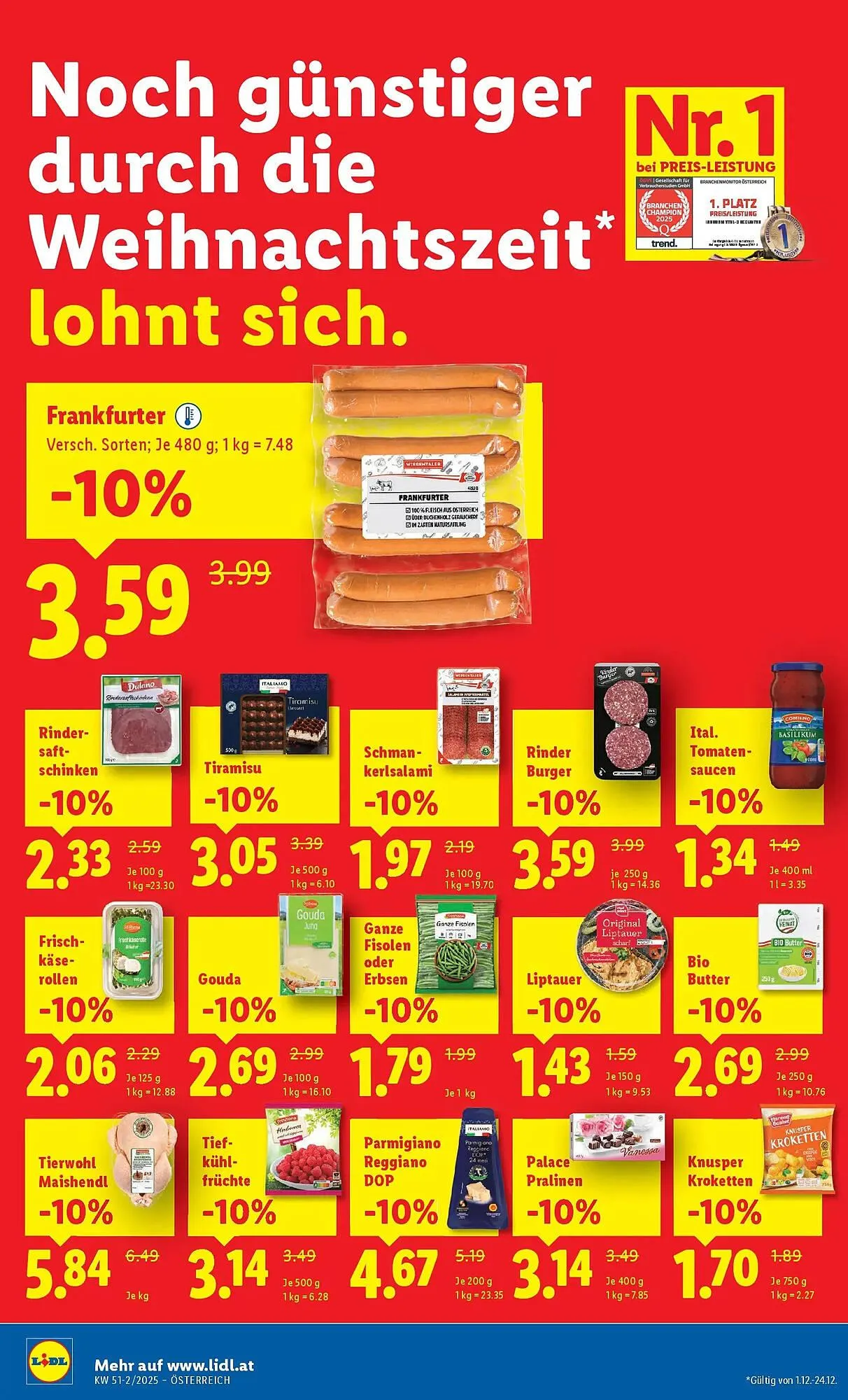 Lidl Flugblatt von 18. Dezember bis 24. Dezember 2025 - Flugblätt seite  18