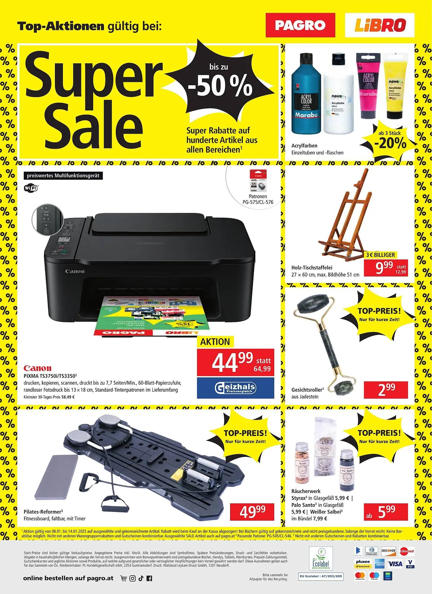 Pagro Diskont Flugblatt von 8. Jänner bis 14. Jänner 2026 - Flugblätt seite  16