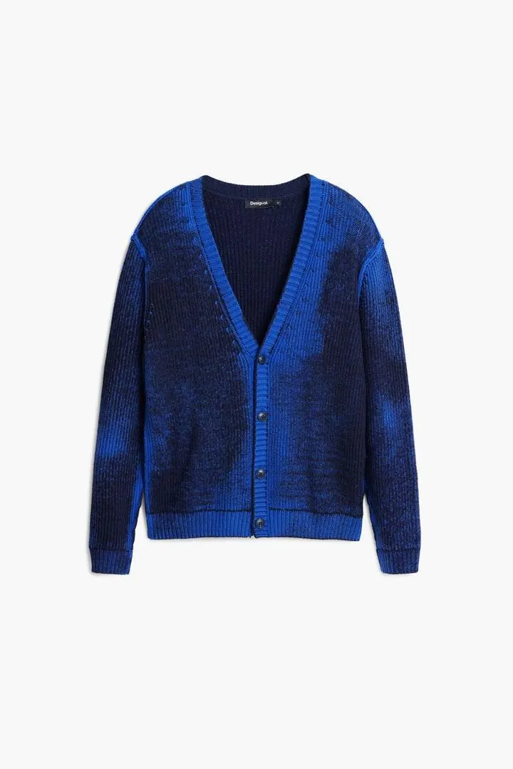 Verlaufs-Cardigan-Pullover
