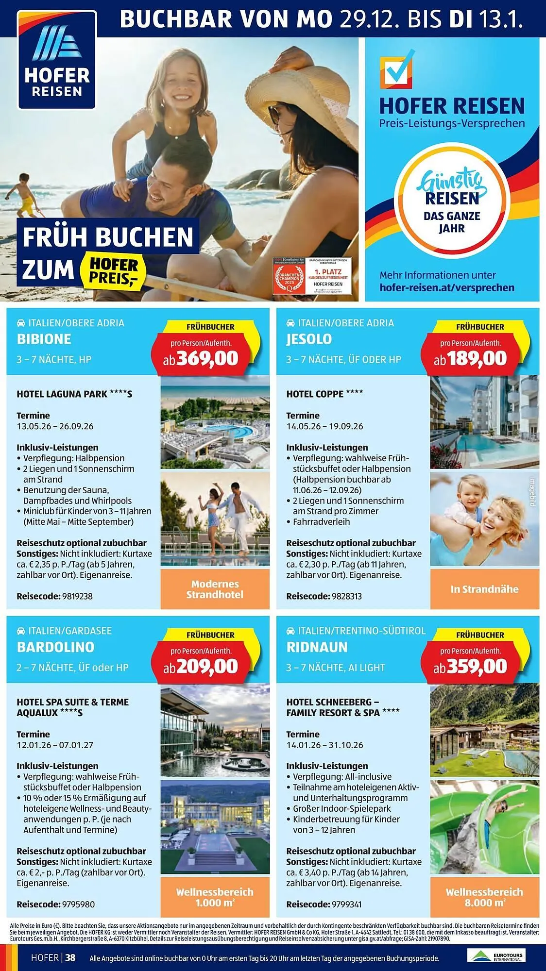 Hofer Flugblatt von 2. Jänner bis 9. Jänner 2026 - Flugblätt seite  42