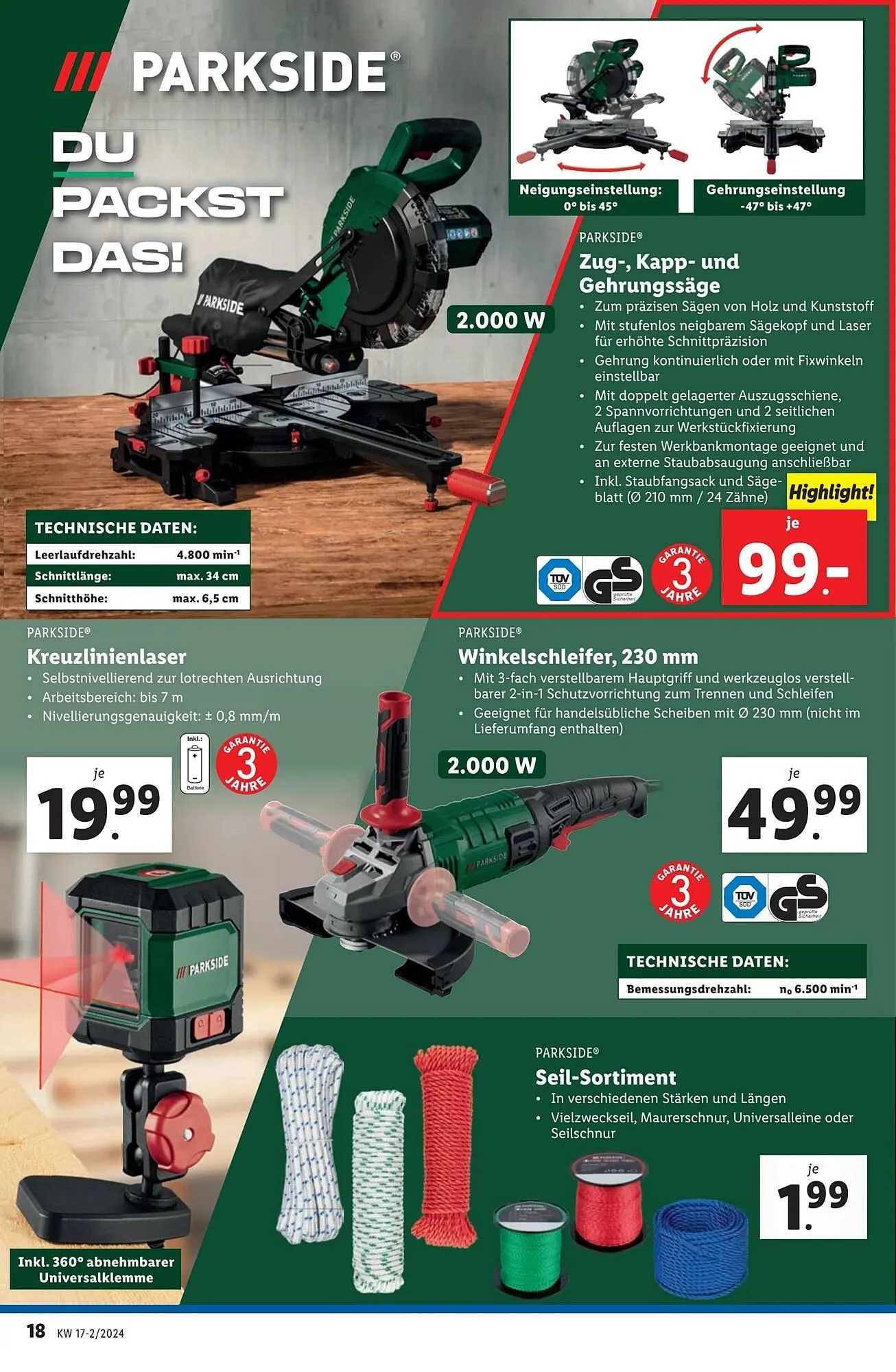 Lidl Flugblatt von 24. April bis 30. April 2024 - Flugblätt seite 20