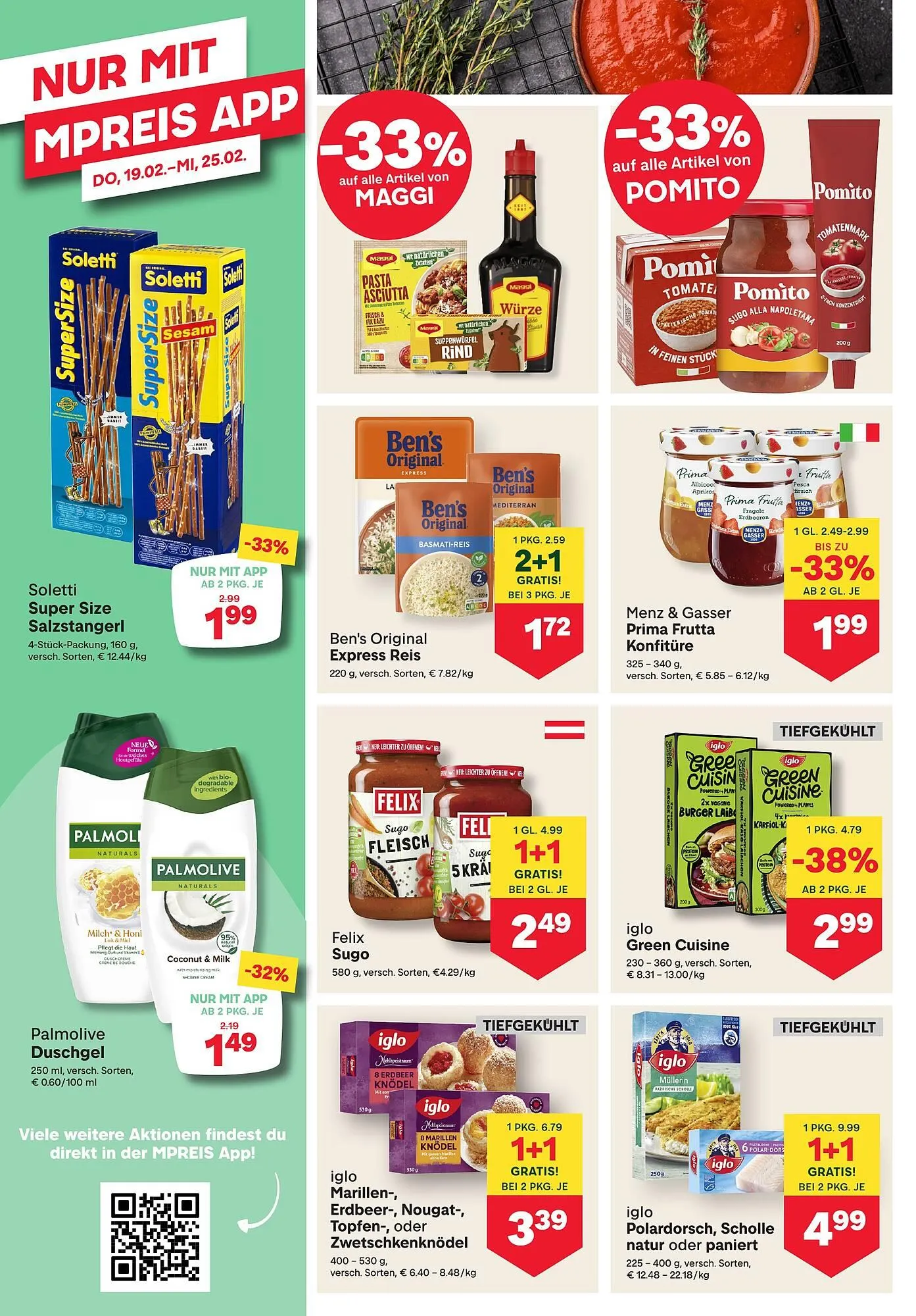 MPreis Flugblatt von 19. Februar bis 25. Februar 2026 - Flugblätt seite  12