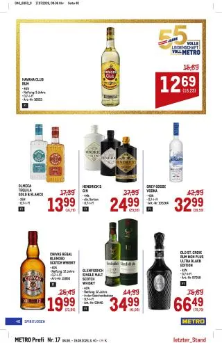 METRO Flugblatt - Profi von 6. August bis 19. August 2026 - Flugblätt seite  40