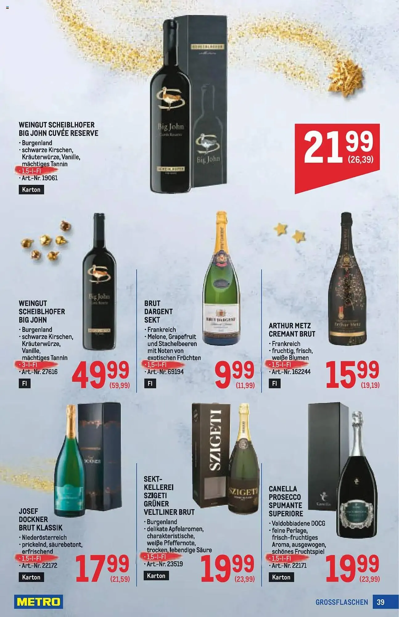 Metro Flugblatt von 16. Oktober bis 24. Dezember 2025 - Flugblätt seite 39