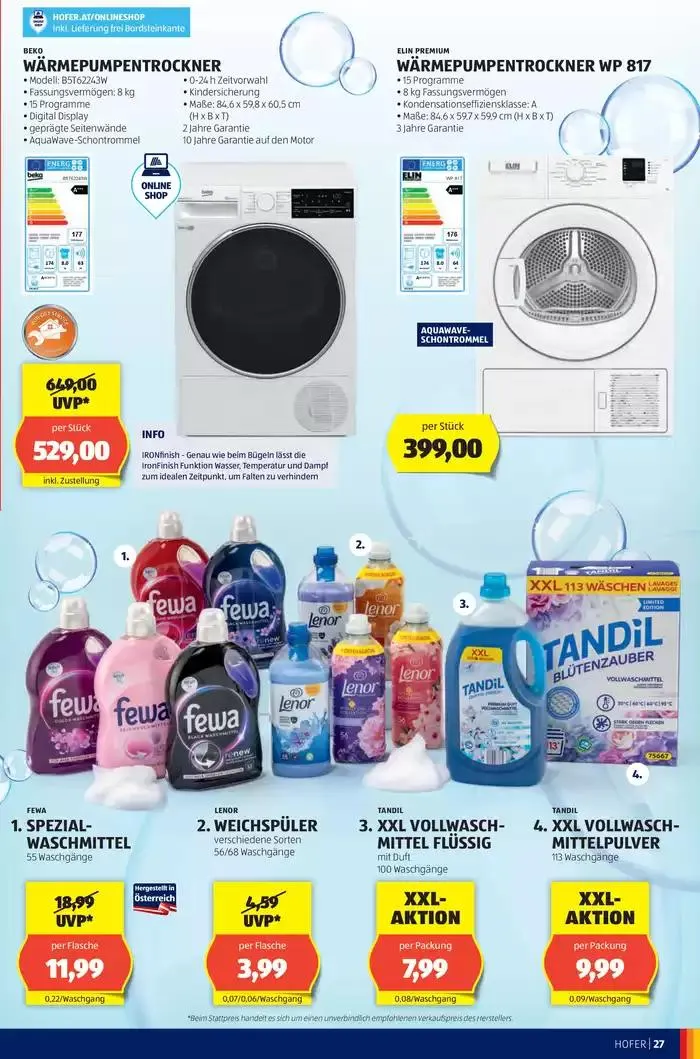 Blättern Sie online im HOFER Flugblatt von 23. Oktober bis 6. November 2024 - Flugblätt seite 31
