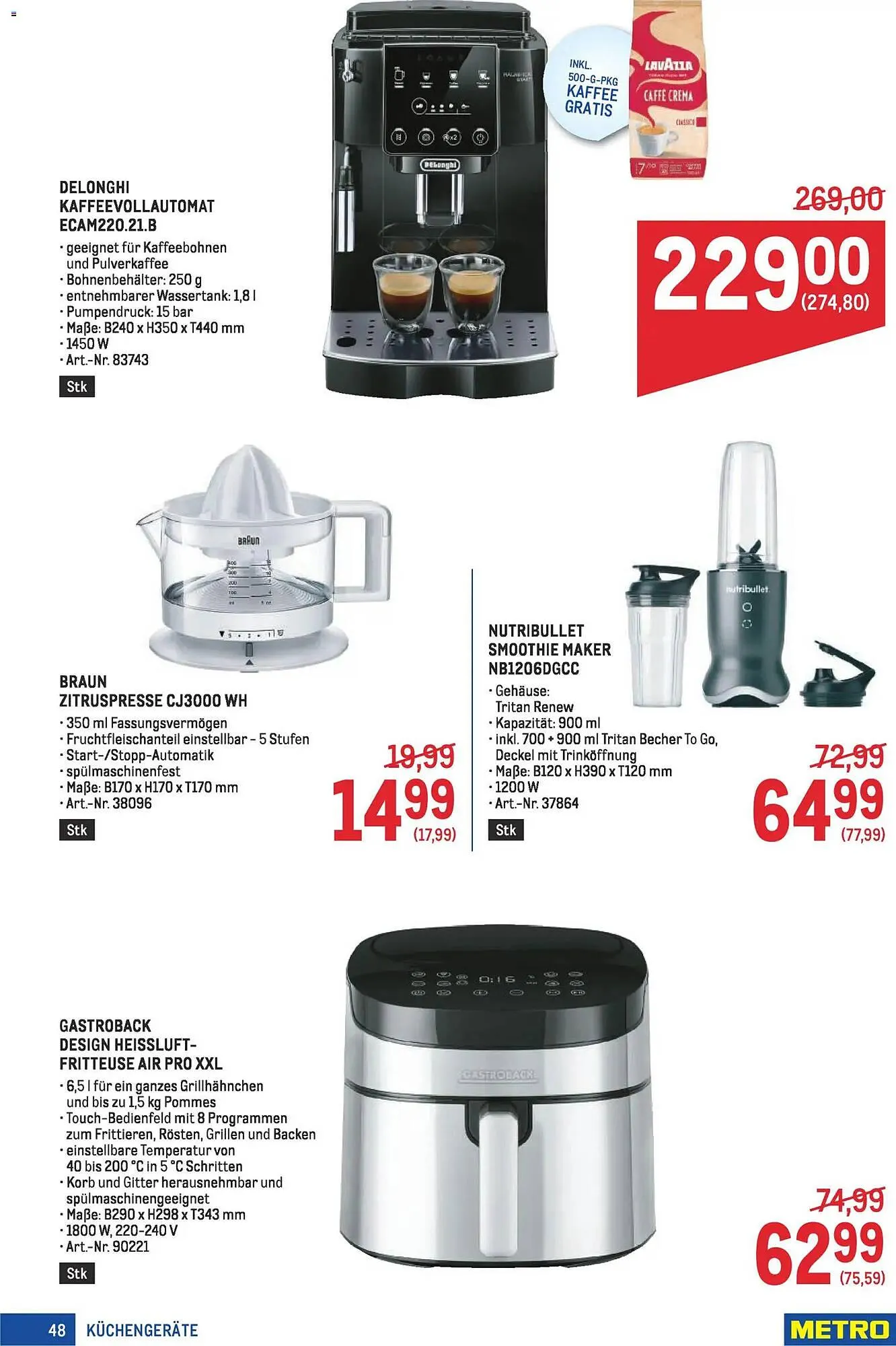 Metro Flugblatt von 8. Jänner bis 21. Jänner 2026 - Flugblätt seite  48