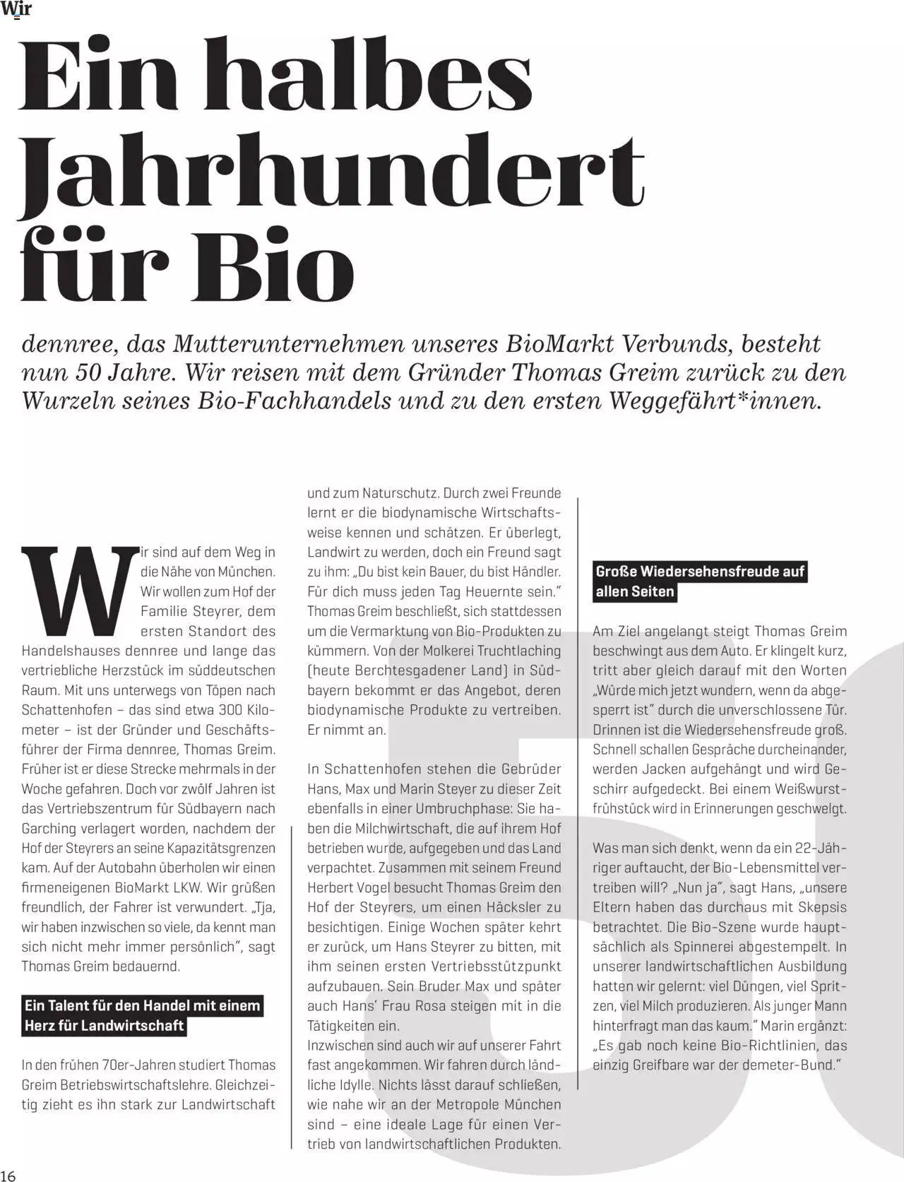 Denns BioMarkt KREO Magazin von 14. Februar bis 3. März 2024 - Flugblätt seite 16