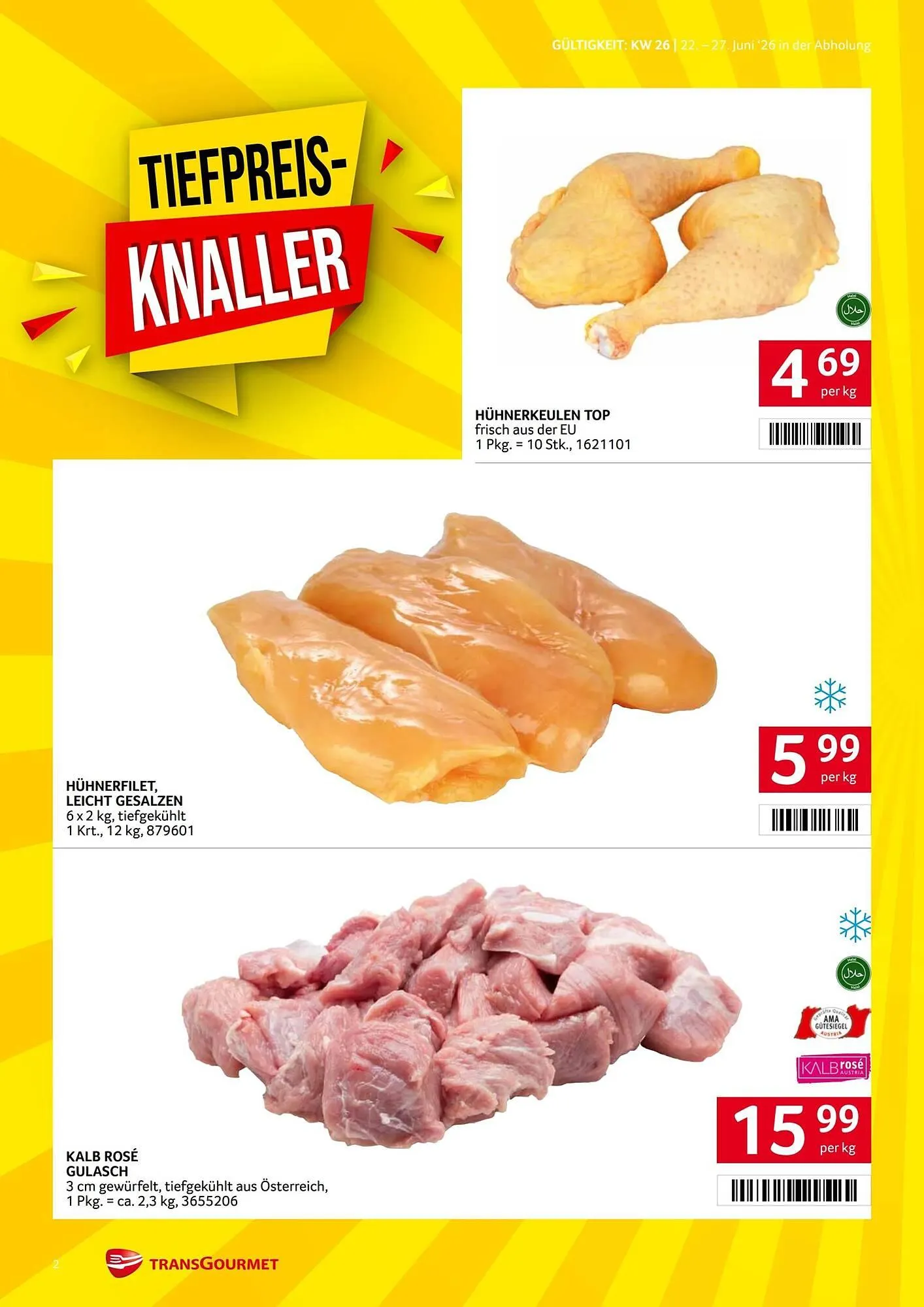 Transgourmet Flugblatt von 22. Juni bis 27. Juni 2026 - Flugblätt seite  2