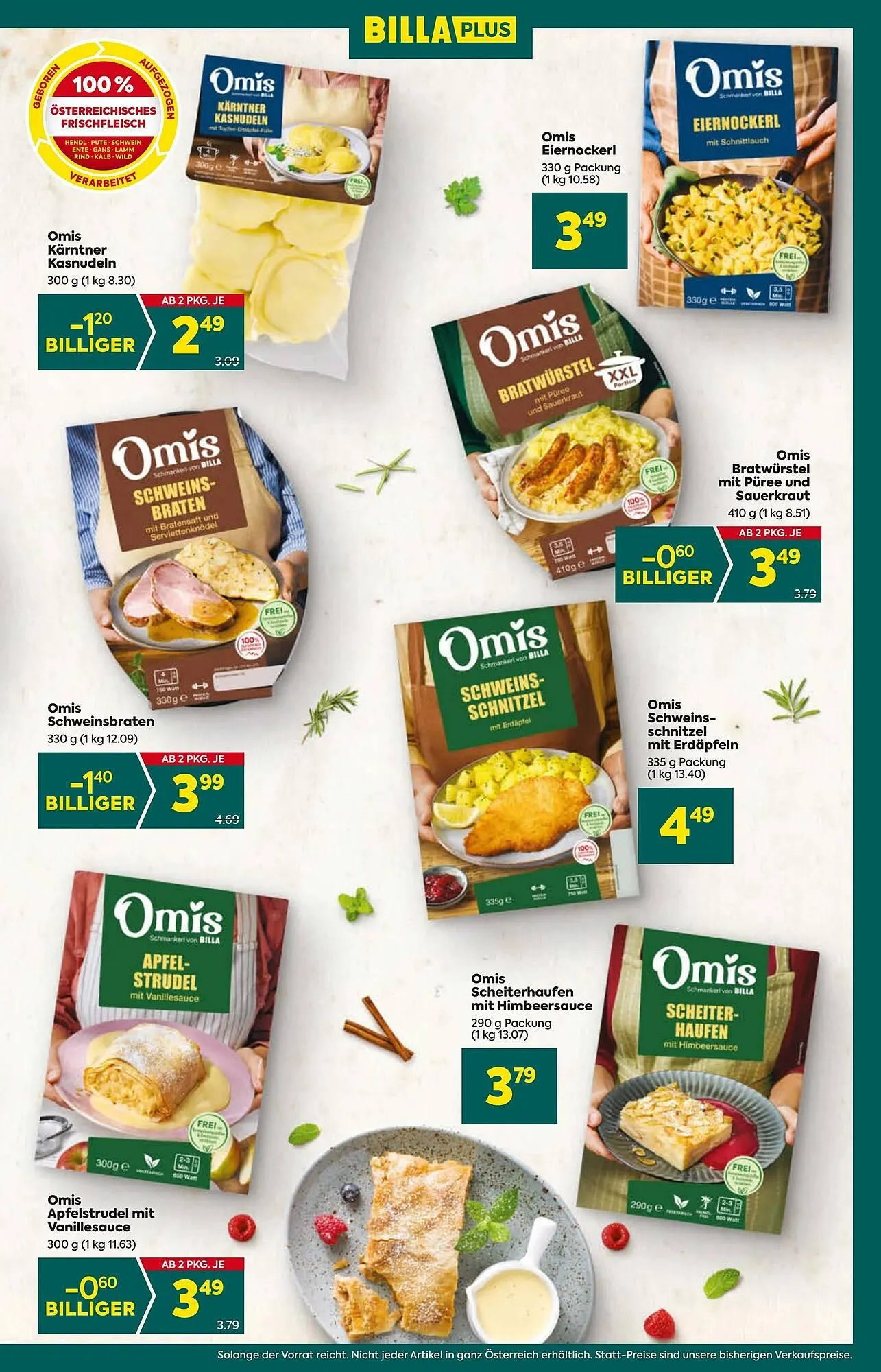 Billa Flugblatt von 30. Oktober bis 6. November 2025 - Flugblätt seite  9