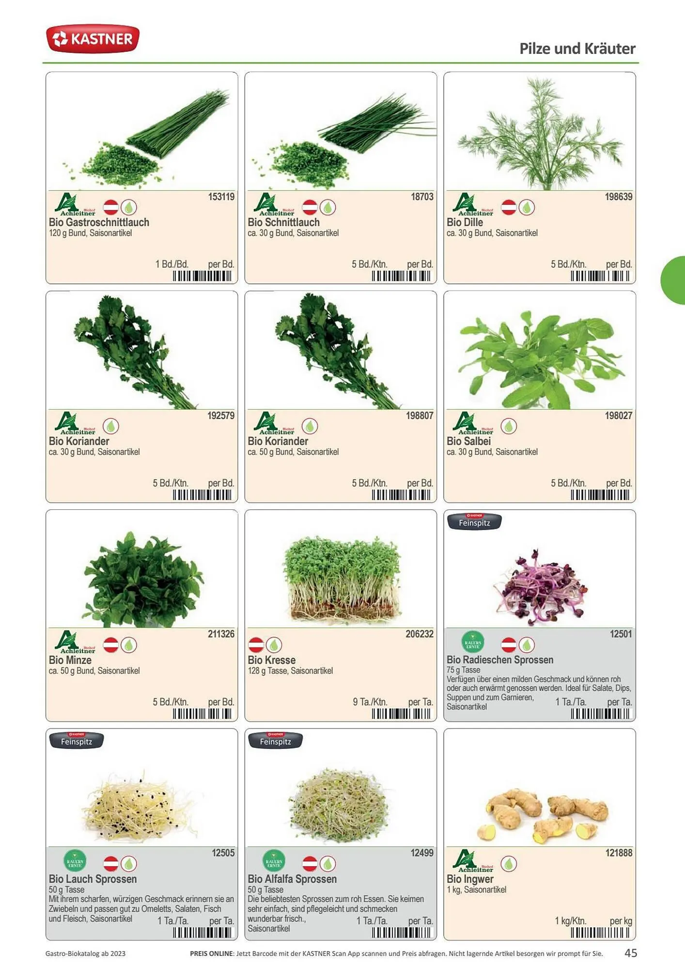 Kastner Flugblatt von 15. September bis 30. Dezember 2023 - Flugblätt seite  47