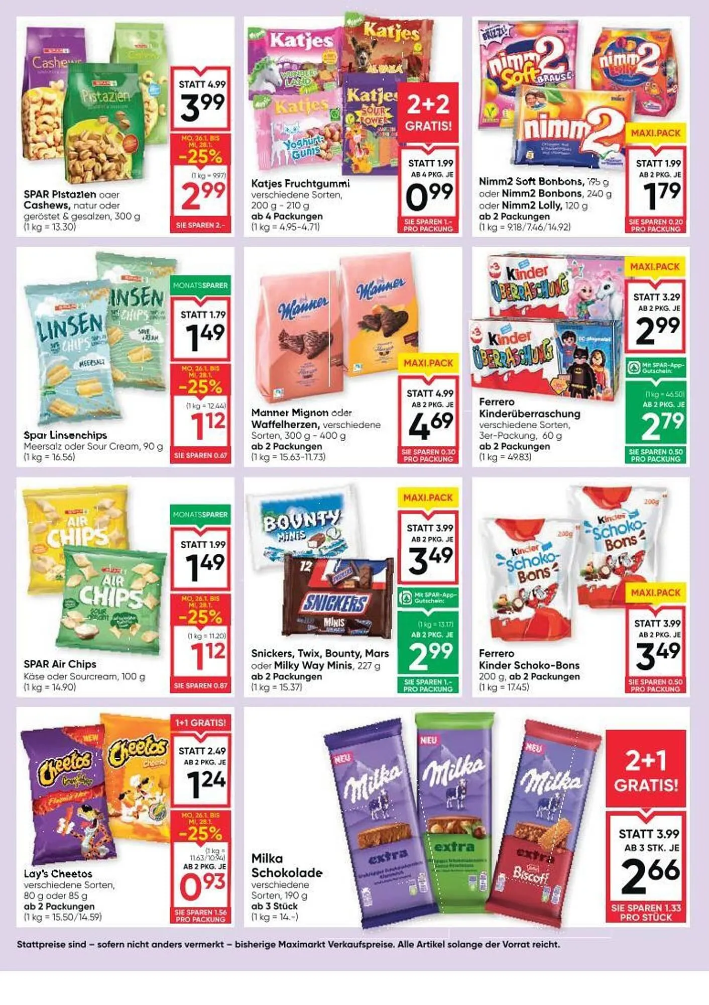 Maximarkt Flugblatt von 22. Jänner bis 28. Jänner 2026 - Flugblätt seite  12