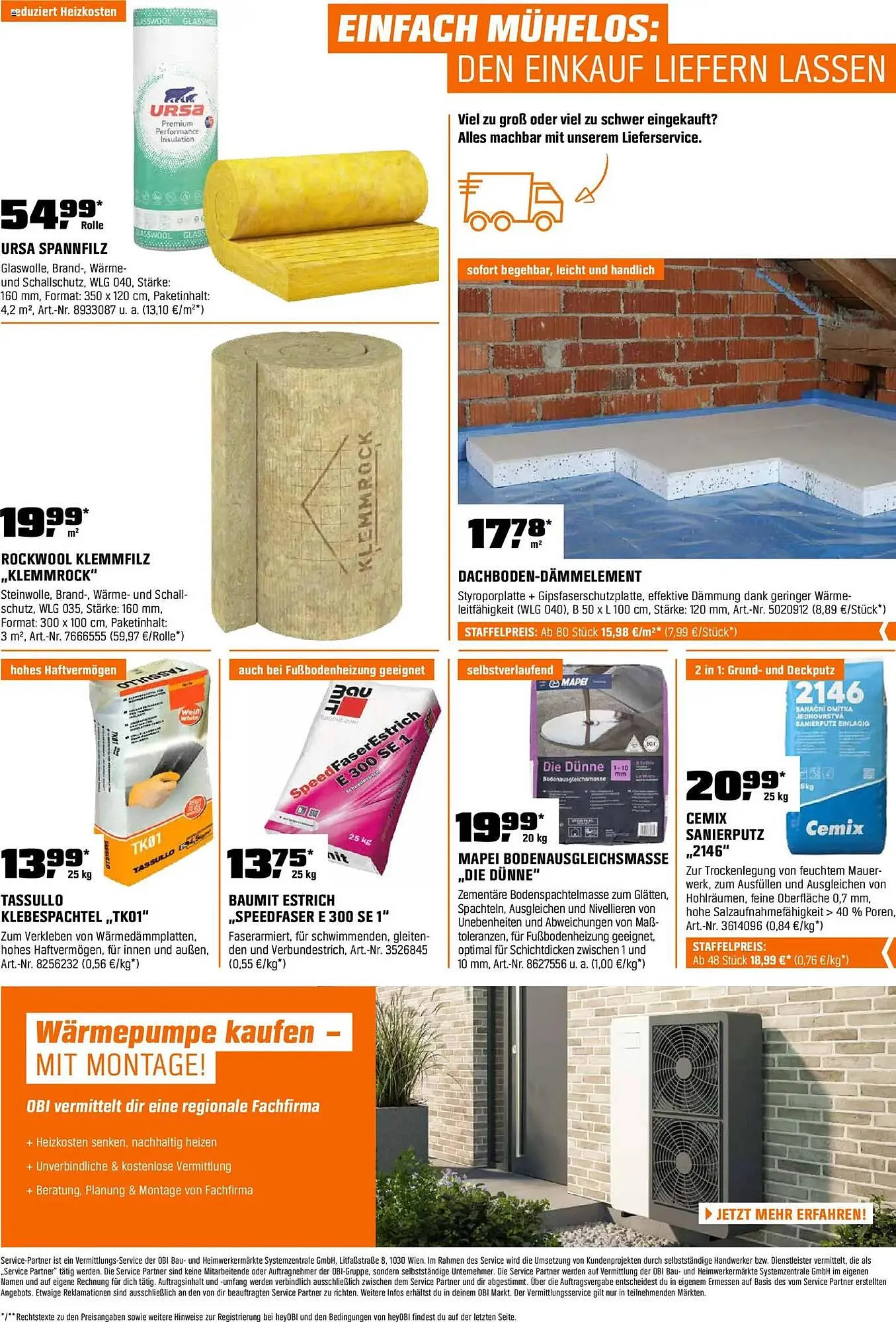 OBI Flugblatt von 2. Jänner bis 31. Jänner 2026 - Flugblätt seite  11