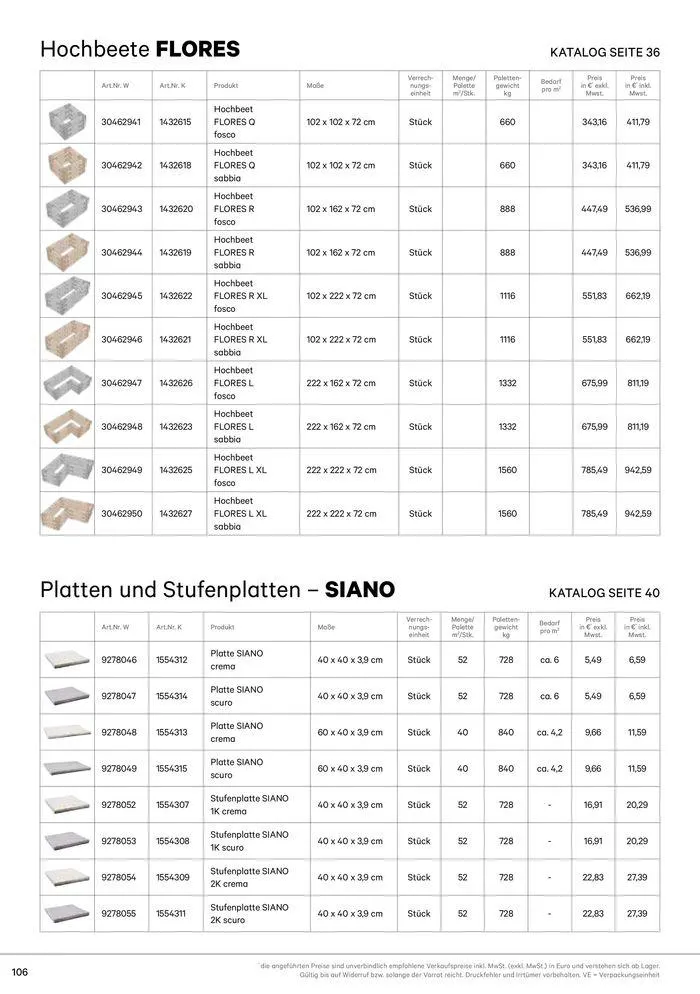 Casafino Katalog von 1. Februar bis 31. Dezember 2024 - Flugblätt seite  106