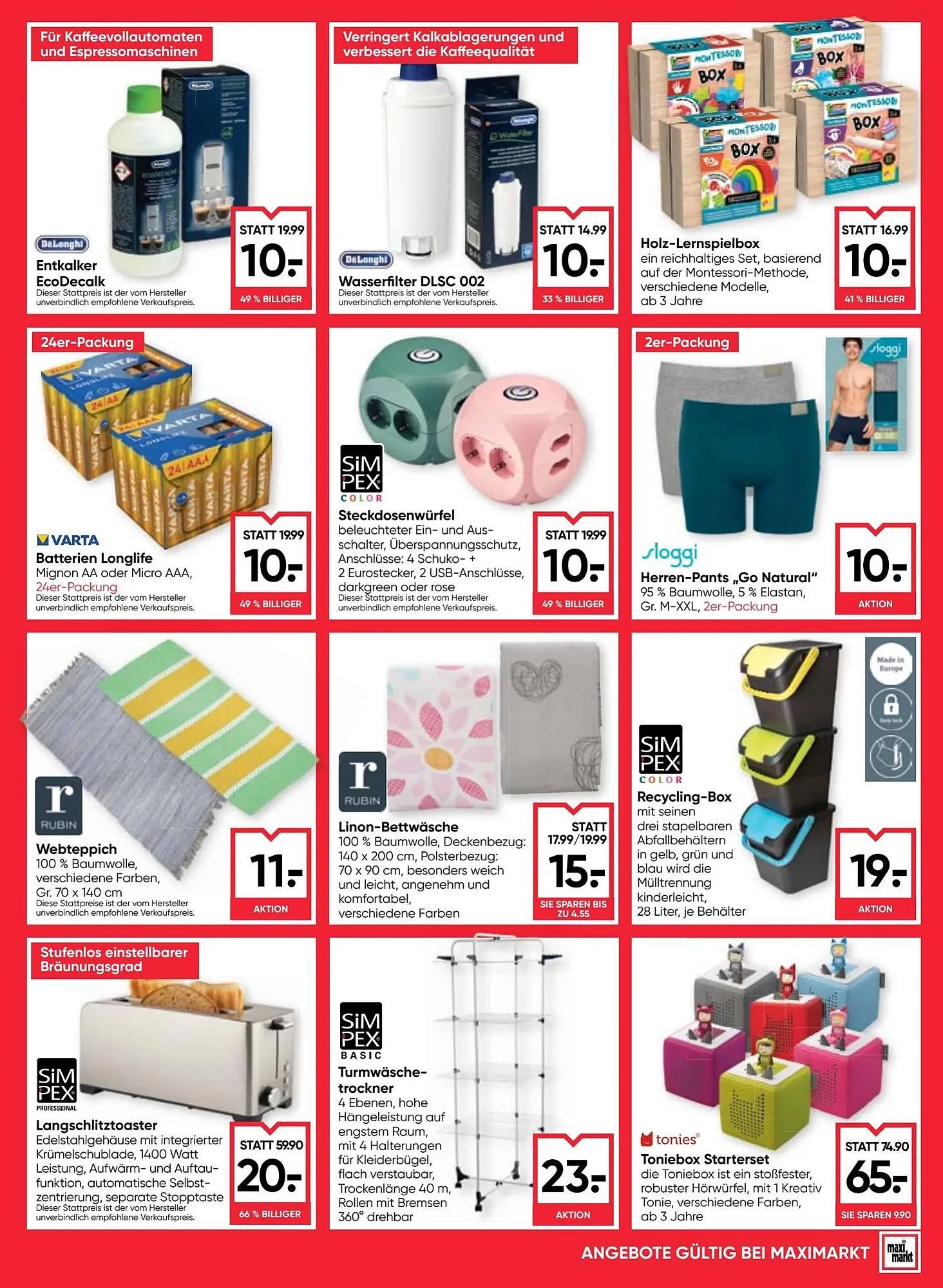 Maximarkt Flugblatt von 15. Jänner bis 21. Jänner 2026 - Flugblätt seite  21