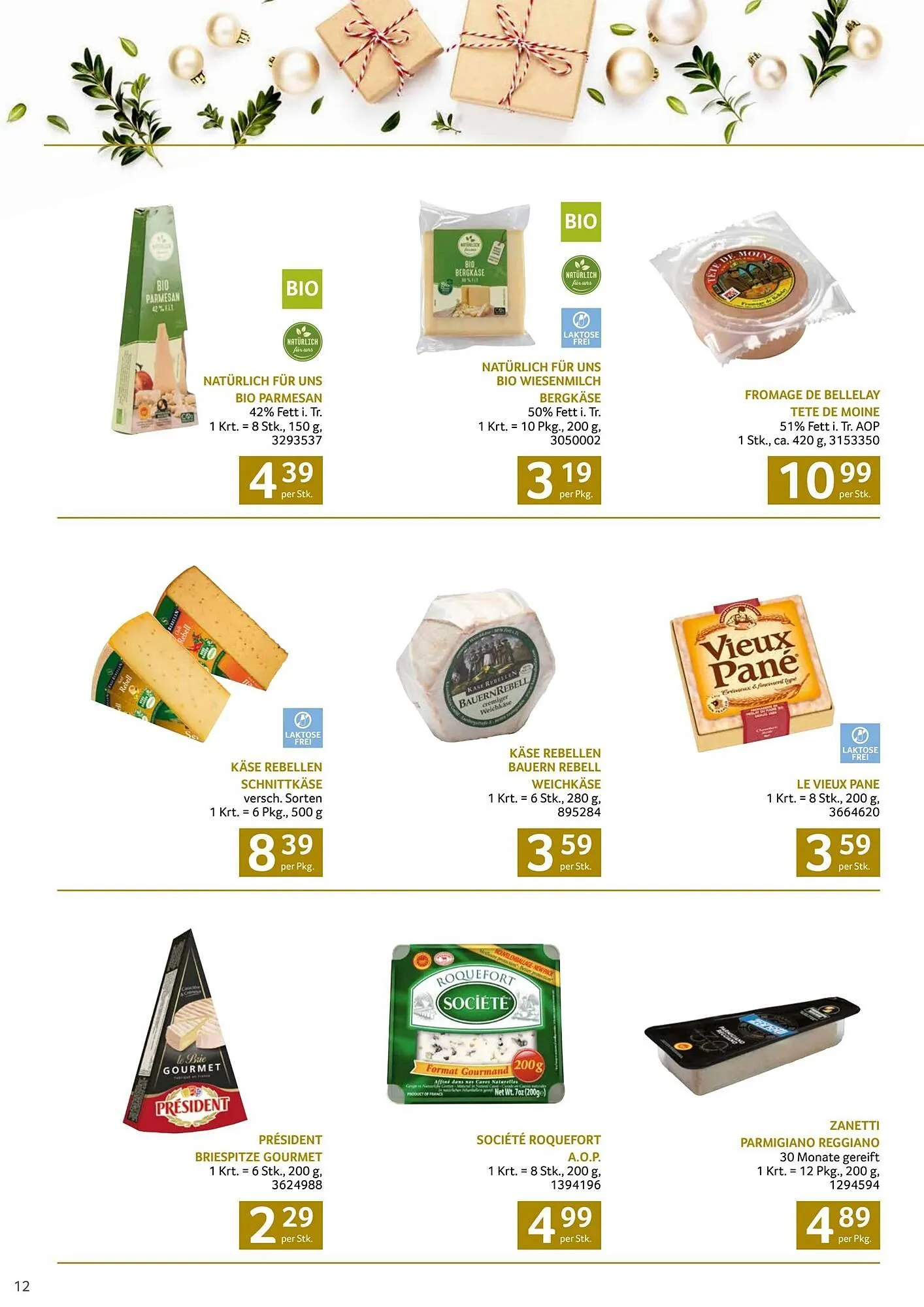 Transgourmet Flugblatt von 13. Oktober bis 25. Dezember 2024 - Flugblätt seite 12