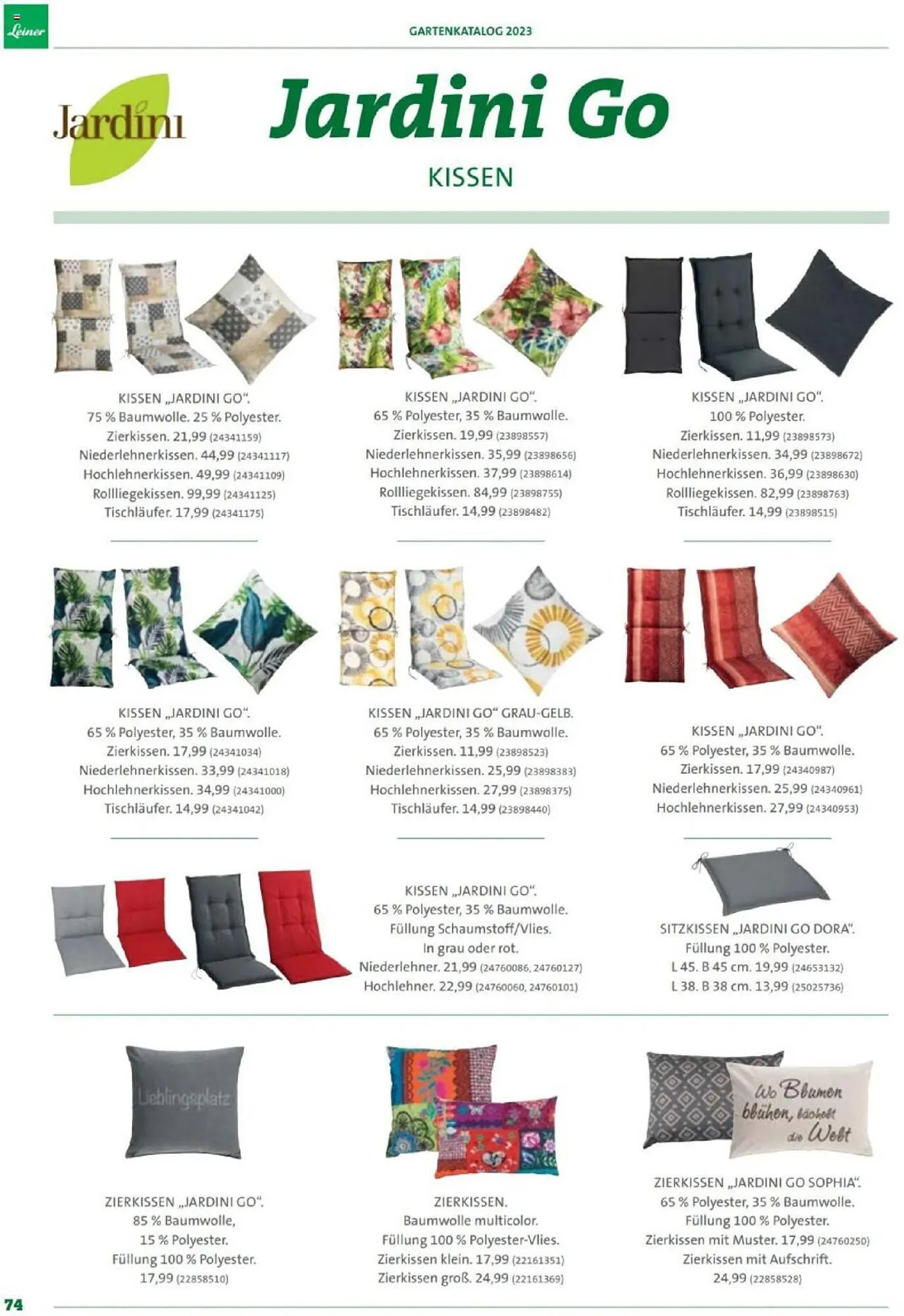 Leiner Flugblatt von 3. Februar bis 31. August 2023 - Flugblätt seite  74