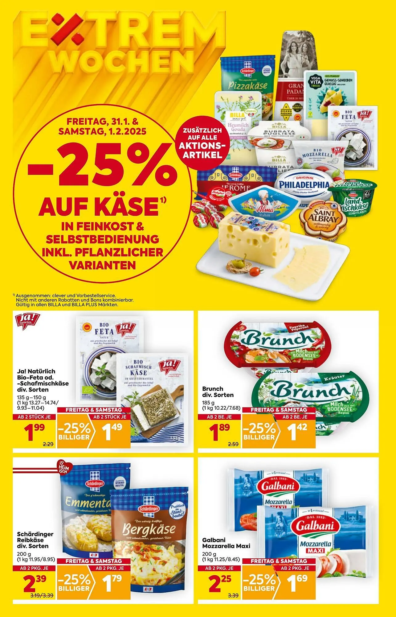 Billa Corso Flugblatt von 30. Jänner bis 5. Februar 2025 - Flugblätt seite  2