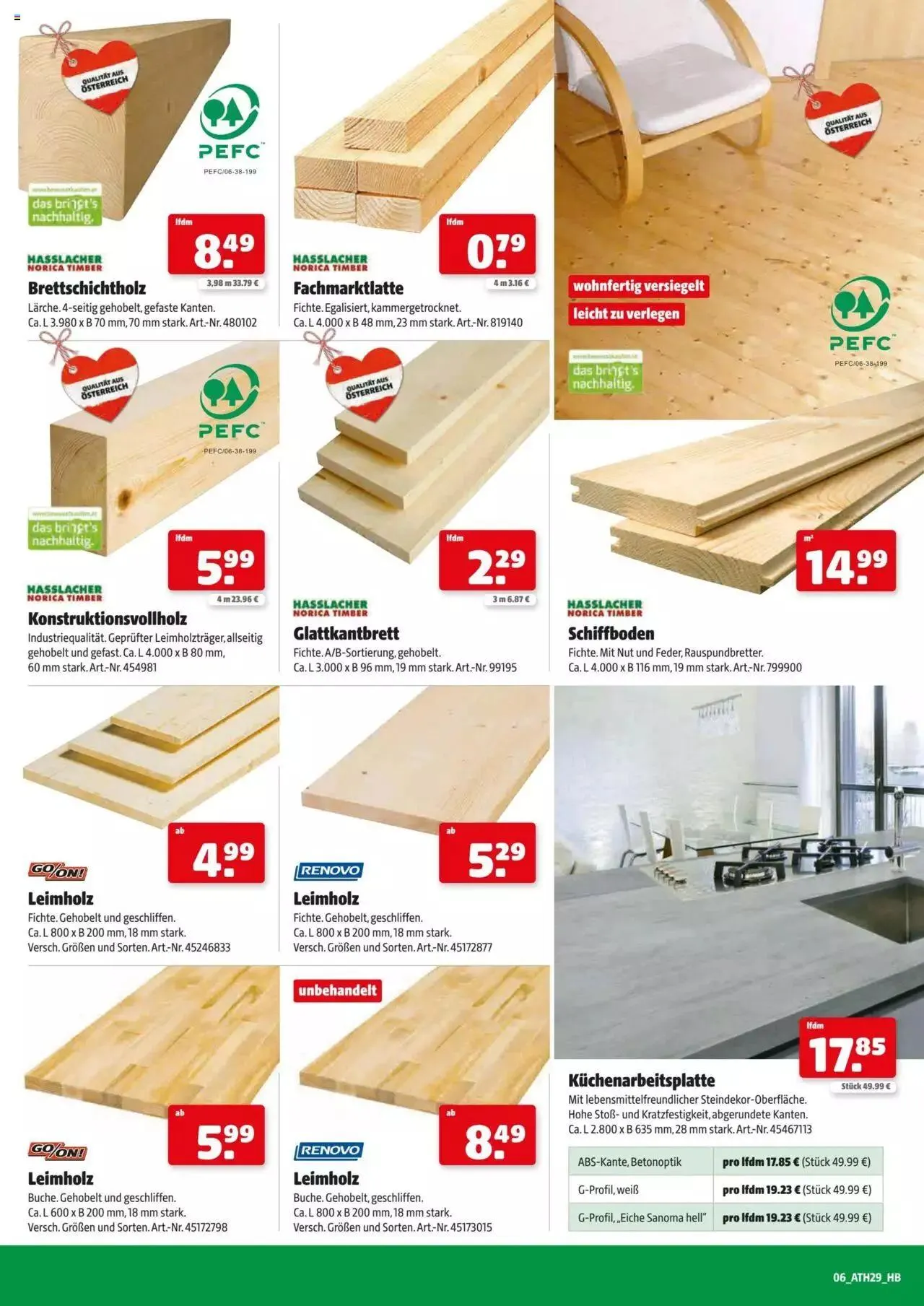 Hagebau Flugblatt von 17. August bis 26. August 2023 - Flugblätt seite 6