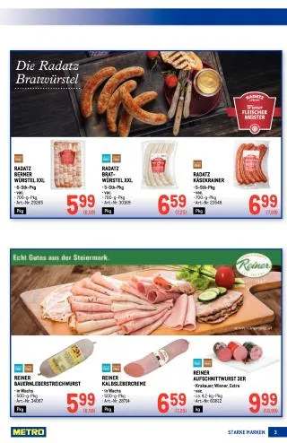 METRO Flugblatt Food von 23. Juli bis 5. August 2026 - Flugblätt seite  3