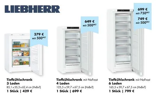 Liebherr Tiefkühler zum Vorteilspreis