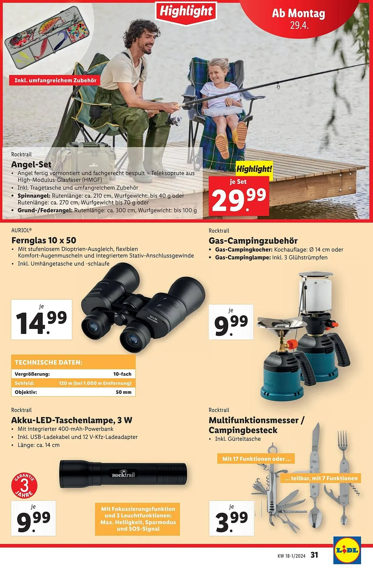 Lidl Flugblatt von 24. April bis 30. April 2024 - Flugblätt seite 35