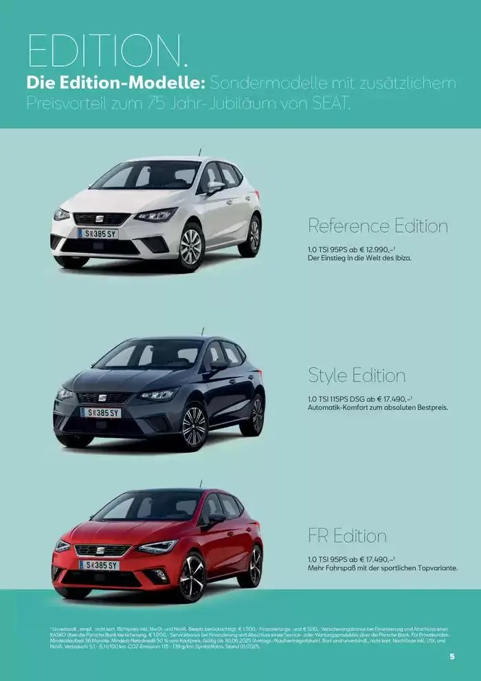 Seat Ibiza von 4. Februar bis 26. Jänner 2026 - Flugblätt seite  5