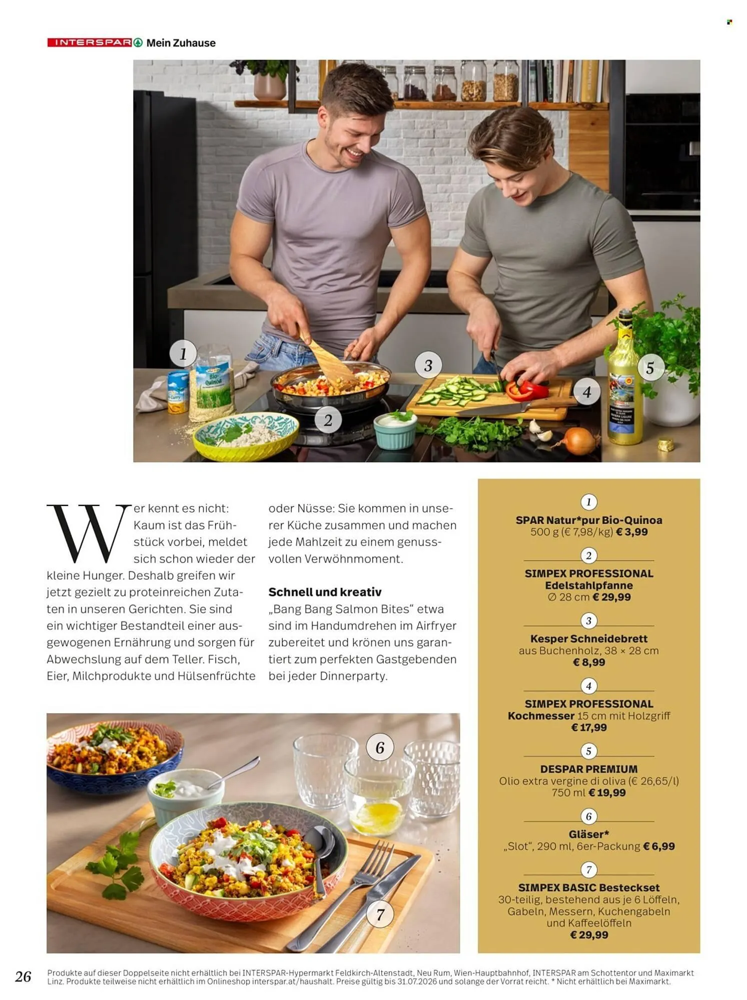 Interspar Flugblatt von 7. April bis 31. Juli 2026 - Flugblätt seite 26