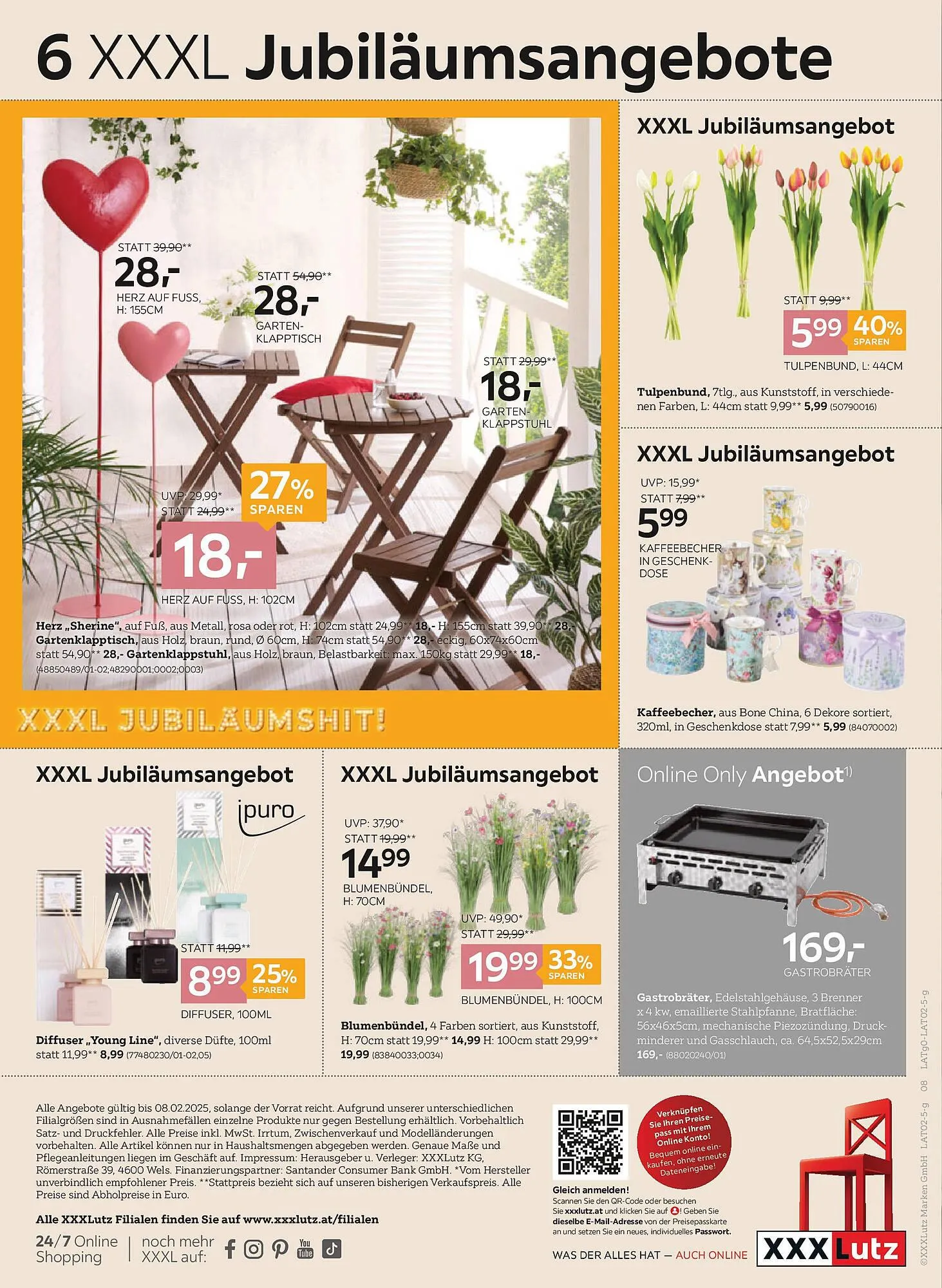 XXXLutz Flugblatt von 27. Jänner bis 8. Februar 2025 - Flugblätt seite  8
