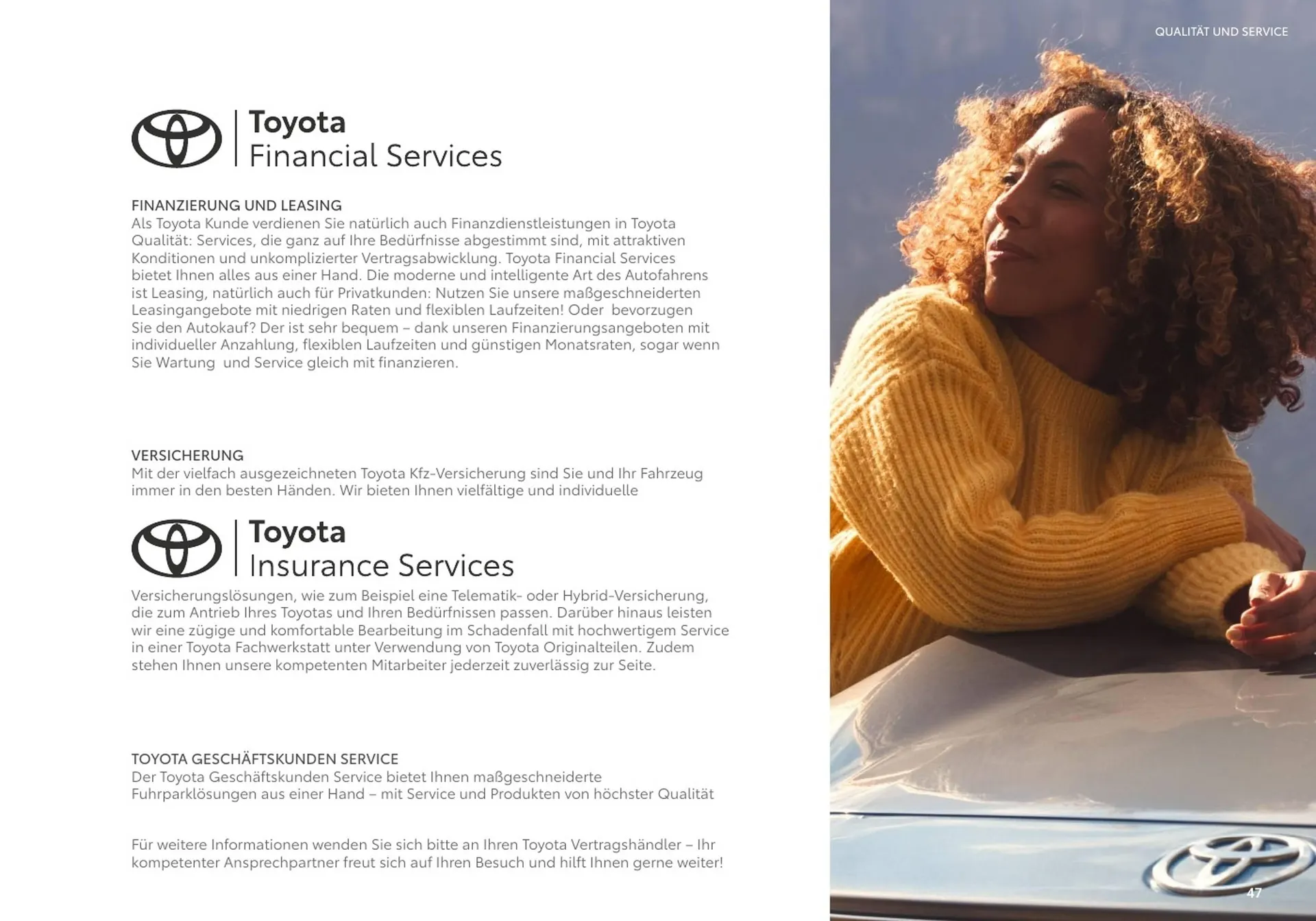 Toyota Flugblatt von 1. April bis 20. Oktober 2026 - Flugblätt seite  47