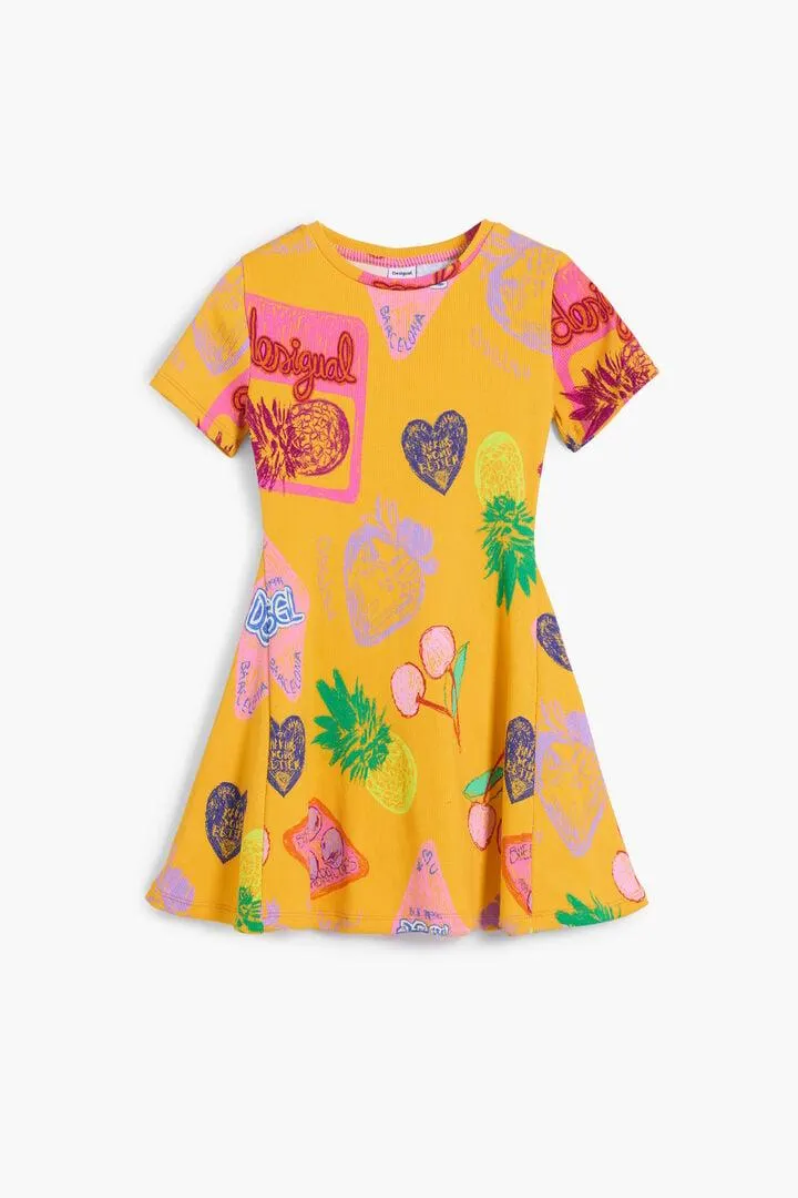 Skaterkleid mit Aufdrucken