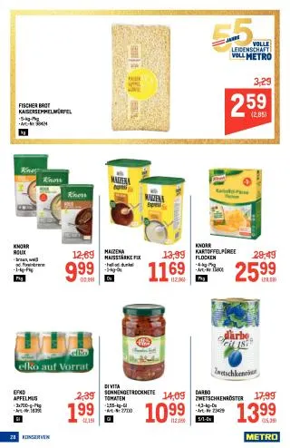 METRO Flugblatt -Profi von 19. März bis 1. April 2026 - Flugblätt seite  28