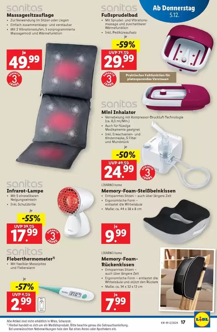 Aktuelle Flugblätter Ab Donnerstag, 5.12. von 5. Dezember bis 11. Dezember 2024 - Flugblätt seite  17