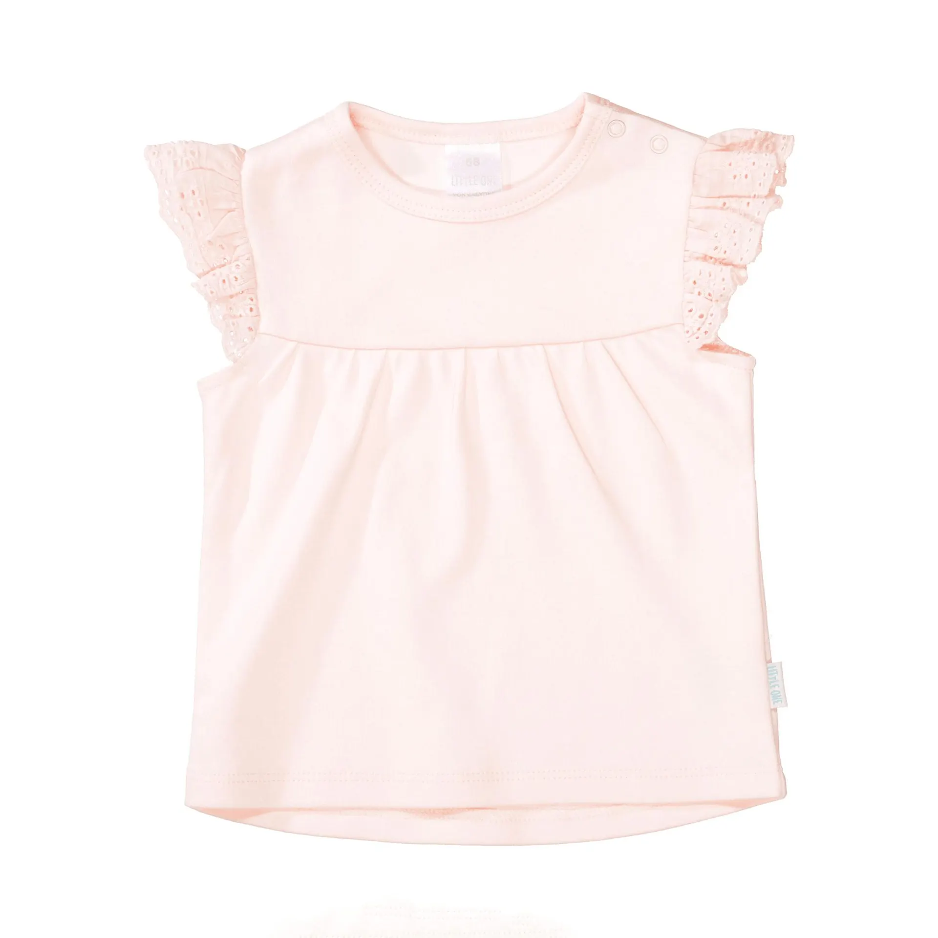 Kurzarmshirt mit Rüschen