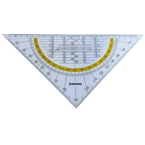 Geometriedreieck 25cm mit Griff DONAU 4210004-00