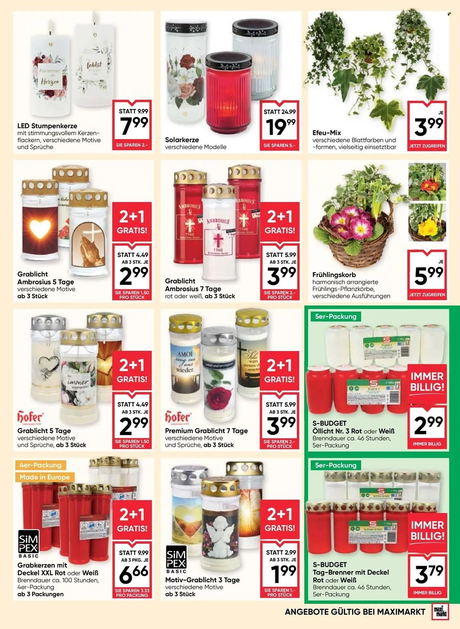 Maximarkt Flugblatt von 26. März bis 1. April 2026 - Flugblätt seite  17