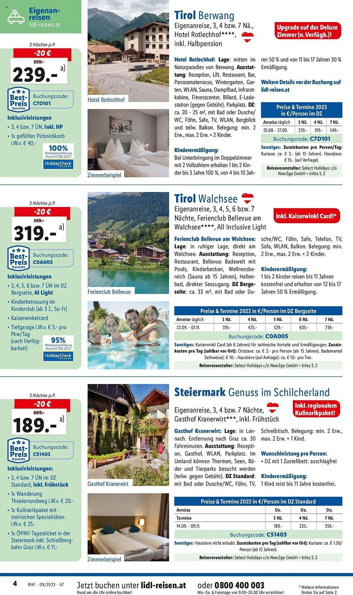 Lidl Flugblatt von 30. August bis 30. September 2023 - Flugblätt seite 4