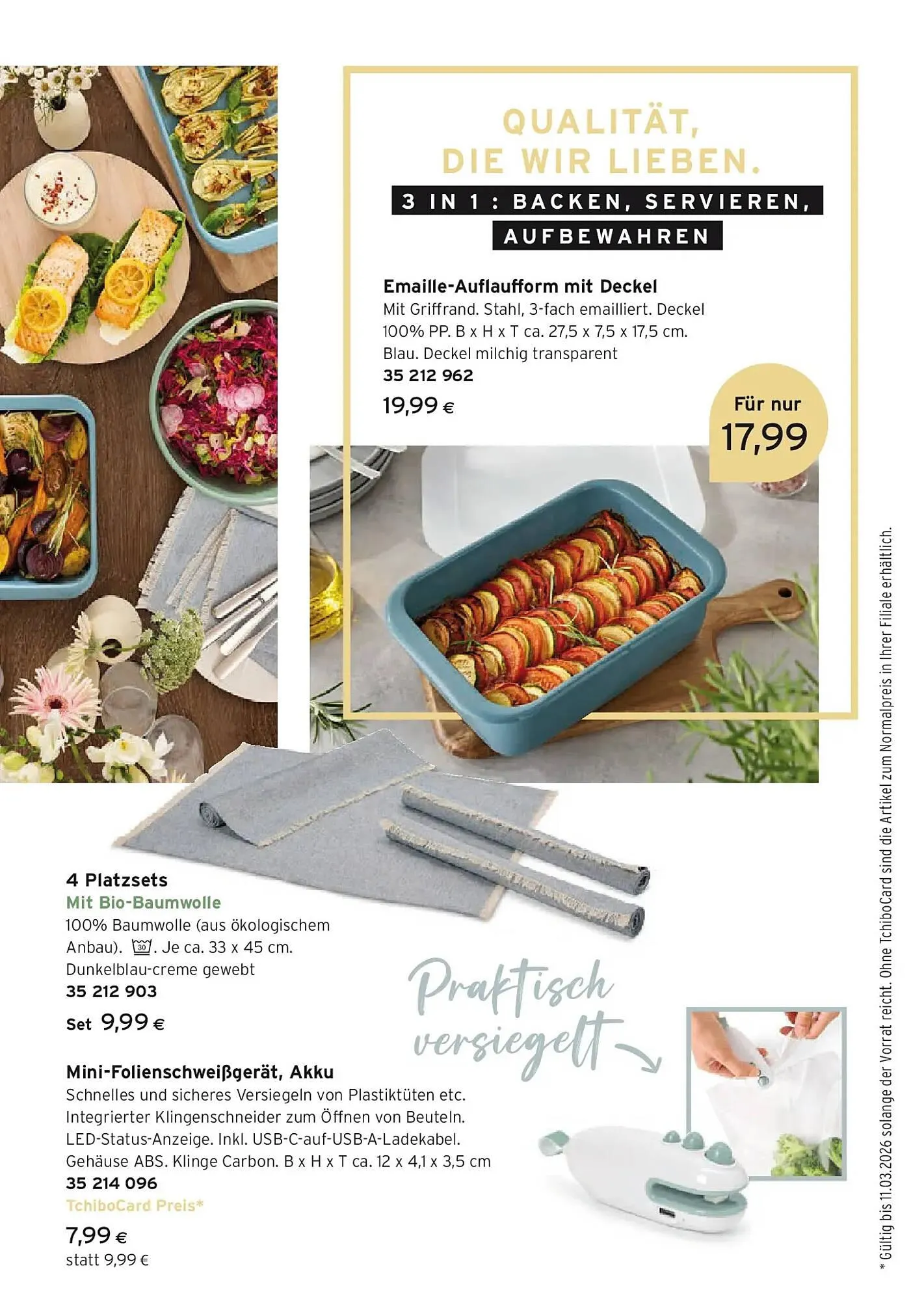 Tchibo Eduscho Flugblatt von 29. Jänner bis 11. Februar 2026 - Flugblätt seite  9