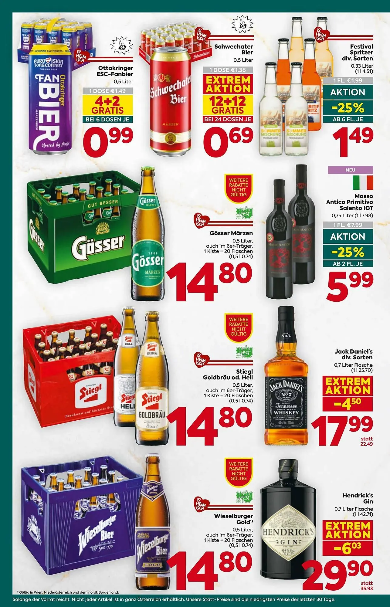 Billa Flugblatt von 7. April bis 15. April 2026 - Flugblätt seite 14