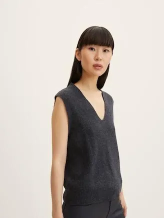 Pullunder mit V-Ausschnitt