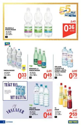 METRO Flugblatt Food - Metro Profi von 3. September bis 16. September 2026 - Flugblätt seite  36