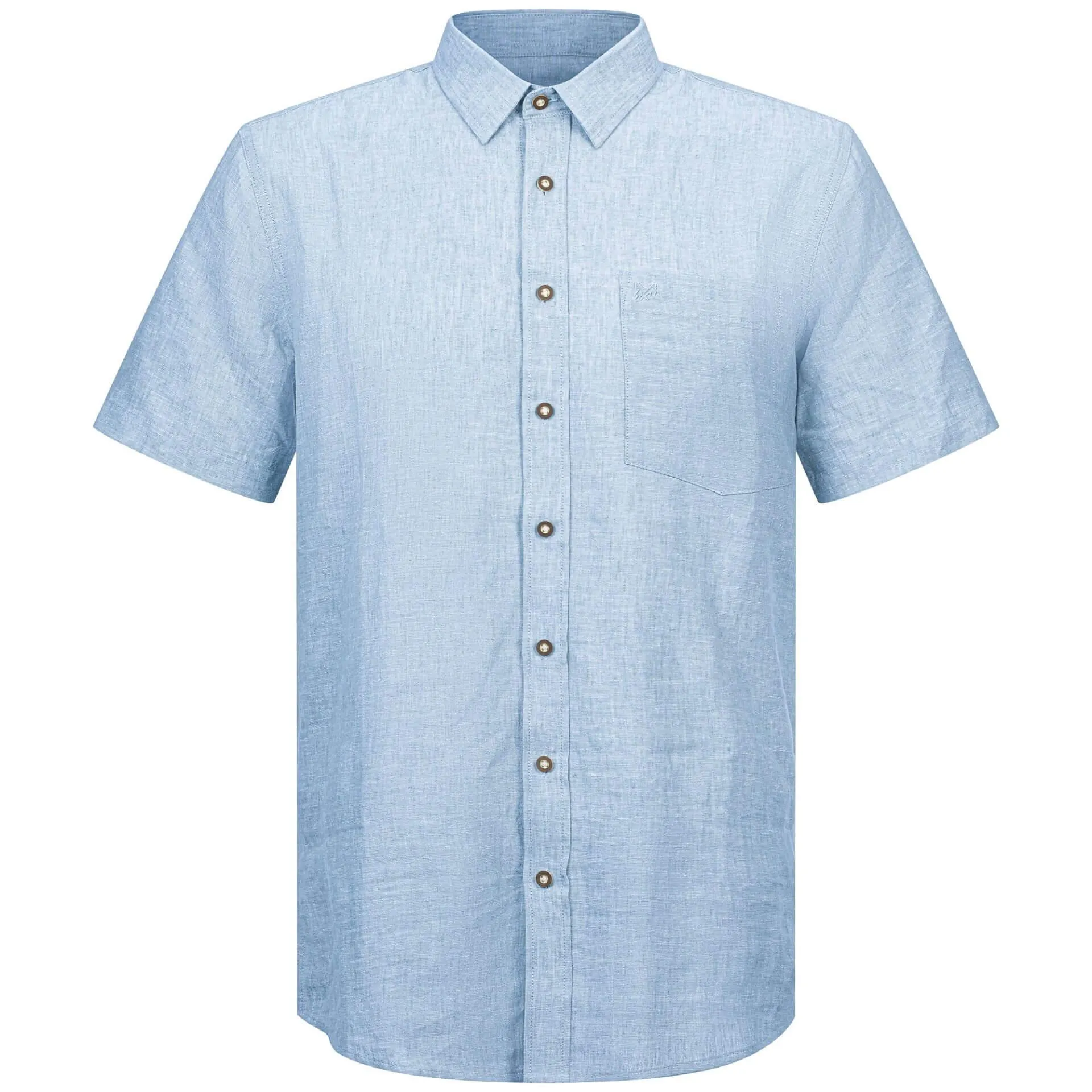 Herren Hemd "Michael" Kurzarm, Hellblau