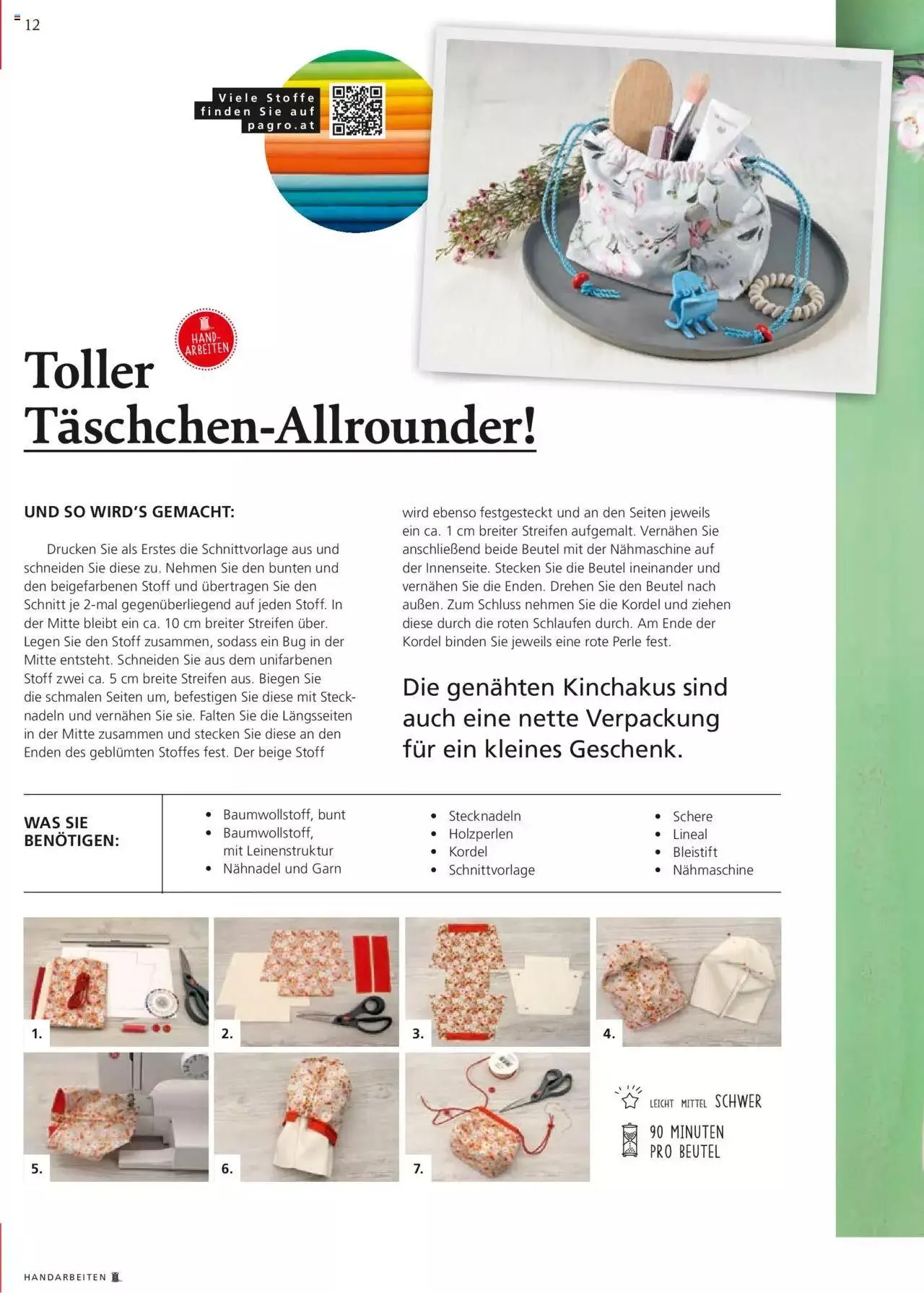 Pagro-Diskont Ideenwerk von 29. Februar bis 31. Dezember 2024 - Flugblätt seite  12