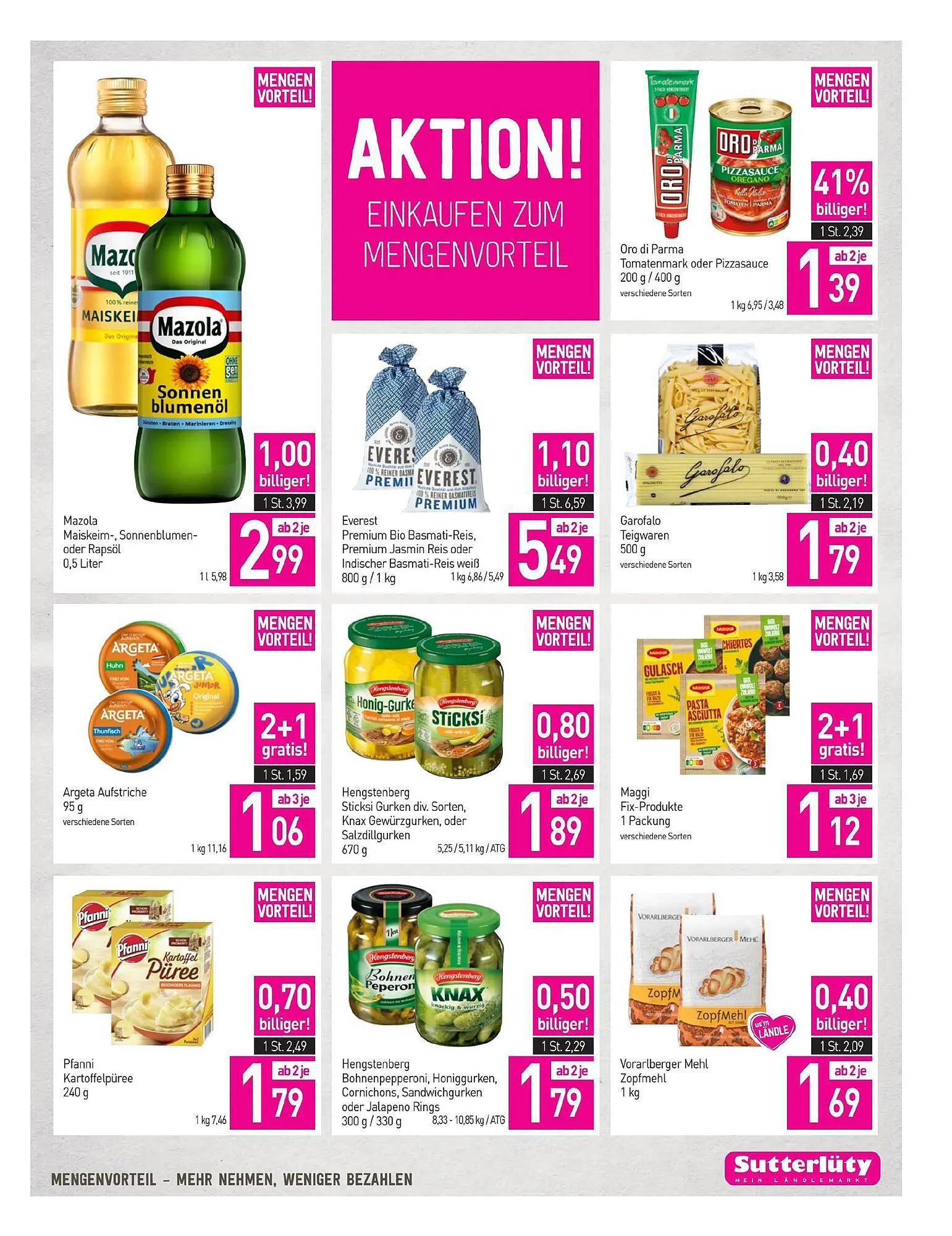 Sutterlüty Flugblatt von 28. September bis 4. Oktober 2023 - Flugblätt seite  17