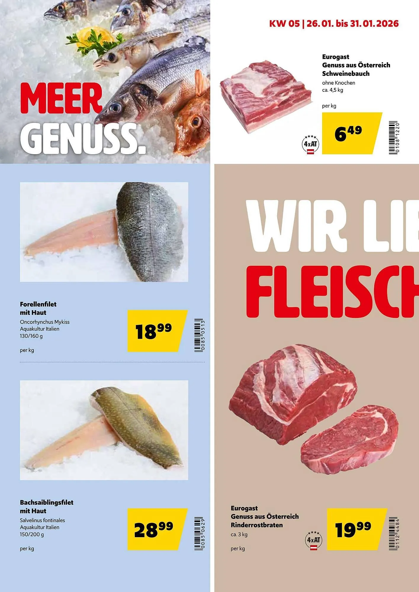 Eurogast Grissemann Flugblatt von 26. Jänner bis 7. Februar 2026 - Flugblätt seite  6