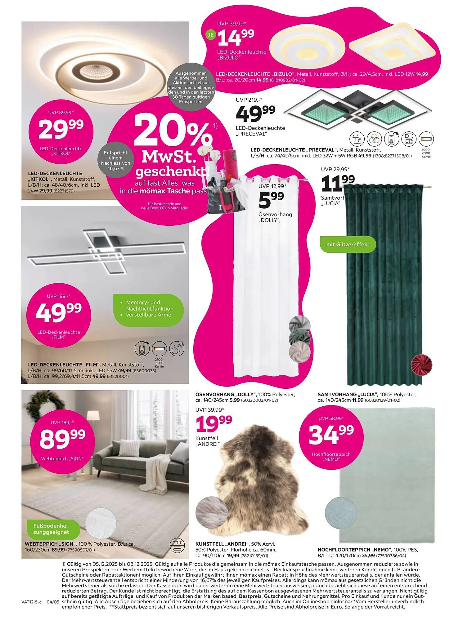 Mömax Flugblatt von 2. Dezember bis 9. Dezember 2025 - Flugblätt seite  4