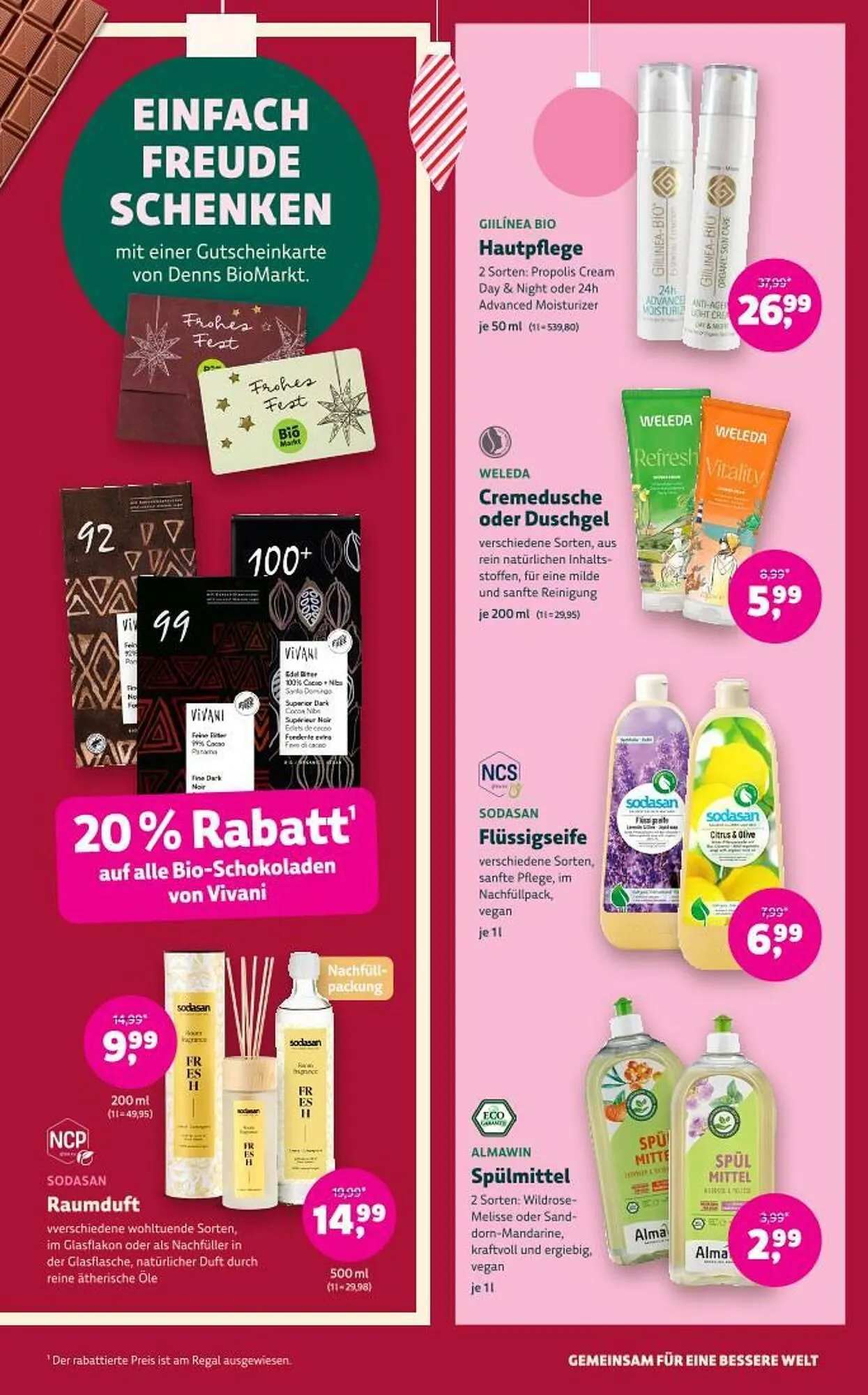 Denn's Biomarkt Flugblatt von 17. Dezember bis 31. Dezember 2025 - Flugblätt seite 13