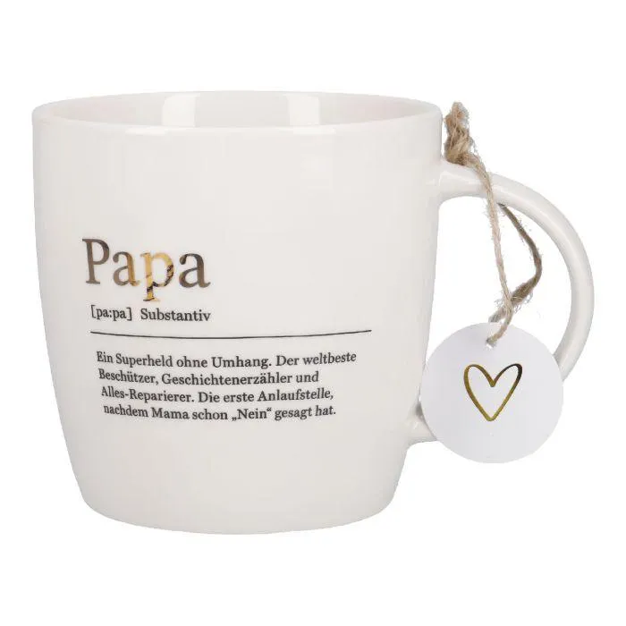 Becher Definition/gold, Papa, 450 ml