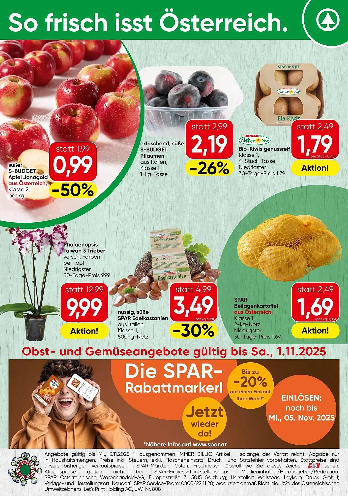 Spar Flugblatt von 30. Oktober bis 6. November 2025 - Flugblätt seite  12